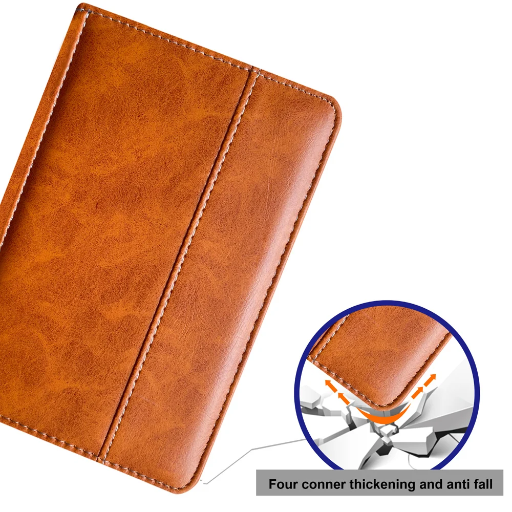 For Sony PRS-T2 Ebook Reader Protective Case Skin with Magnetic Closure Pocket Pouch for Sony Prs T2 Leather Cover Cases