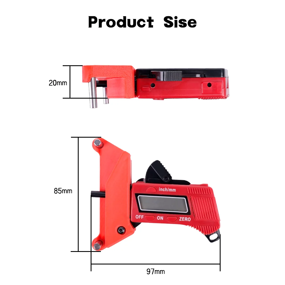 2GT Timing Belt Tensiometer GT2 Synchronous Opening Rubber Belt Tension Gauge Tester Tightness Detection For Bambu Lab Voron 2.4