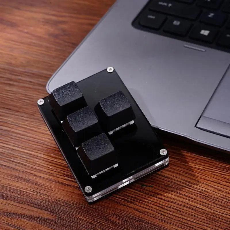 4 Keys Mini Keyboard Direction Arrows Keypad Up Down Left Right DIY Custom Programming Shortcuts USB Mechanical Keypad White