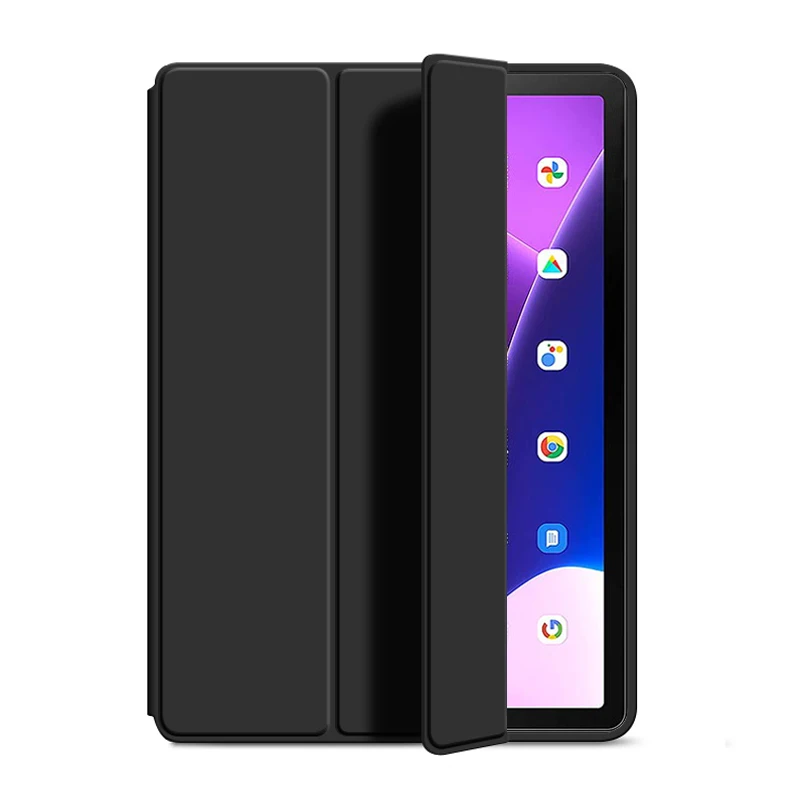 For Lenovo Tab M10 Plus 3rd Gen TB125FU TB-128FU Gen 3 Case 10.61 Tri-fold PU Leather Smart Case For Xiaoxin Pad 2022 10.6 Funda