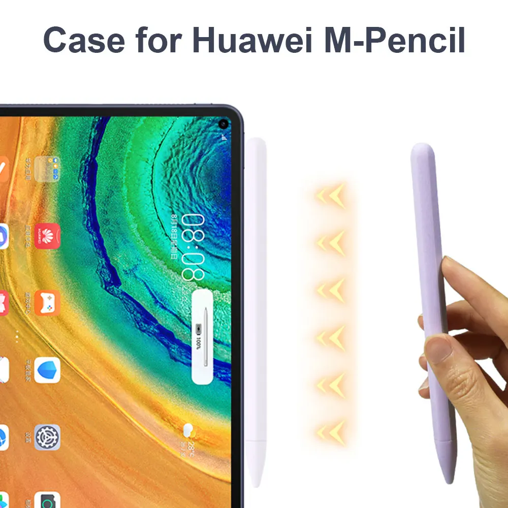 Case for M-Pencil 1 2 3 Anti-scratch Silicone Protective Cover for Huawei Mate Pad Pen Accessories