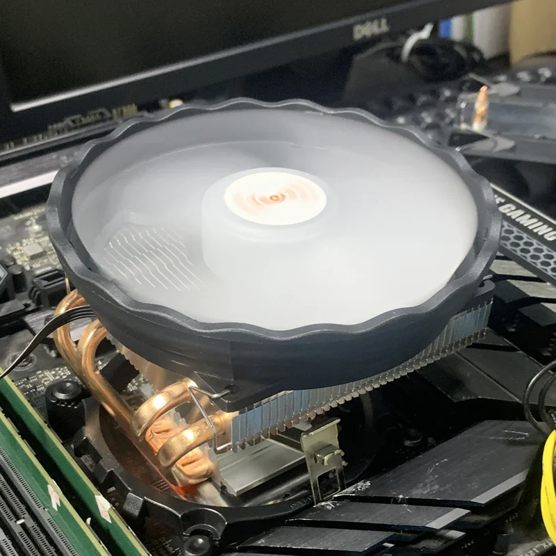 4 Heat Pipes CPU Cooler 3PIN/4Pin 120MM PC Accessories Fan For Intel LGA 1366 1150 1151 1155 1200 1700 2011 X79 X99 AM3 AM4 AM5
