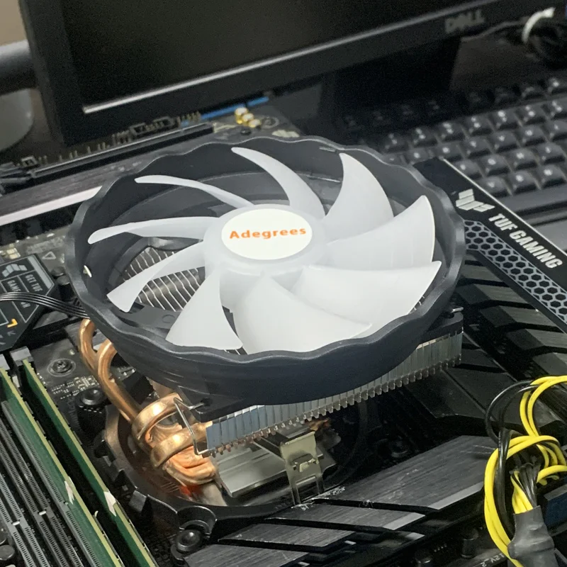 4 Heat Pipes CPU Cooler 3PIN/4Pin 120MM PC Accessories Fan For Intel LGA 1366 1150 1151 1155 1200 1700 2011 X79 X99 AM3 AM4 AM5