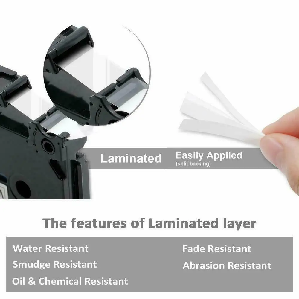 31 Colors Label Tape TZe-231 TZ 234 Cartridge Laminated Labeling Ribbon Fit Brother P-touch Label Maker PT-E105 1010 H101C D210