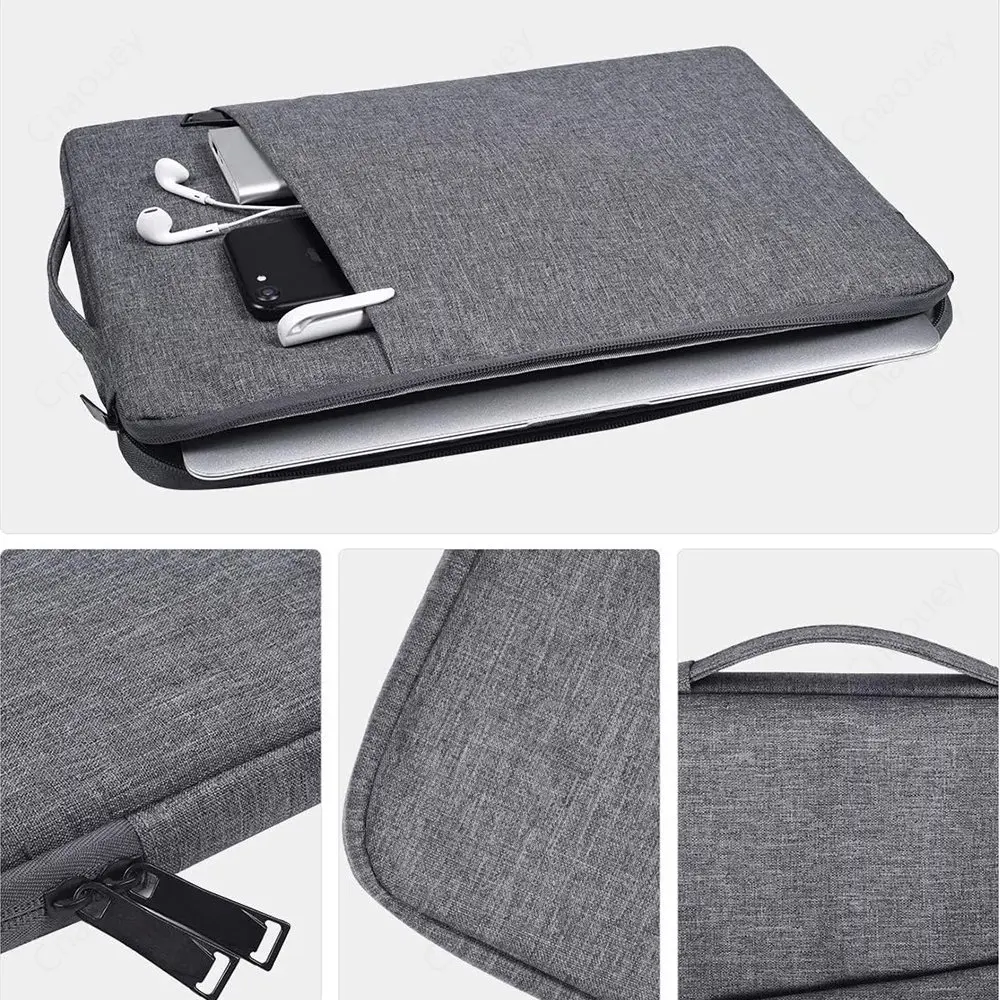Laptop Sleeve Handbag Case for HP 13.3' 13.5' 14' 15.6' 16' Waterproof Zipper Portable Notebook Cover for HP 11.6' 12.5' Bag