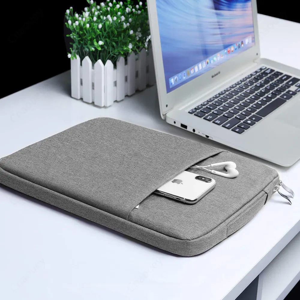Laptop Sleeve Handbag Case for HP 13.3' 13.5' 14' 15.6' 16' Waterproof Zipper Portable Notebook Cover for HP 11.6' 12.5' Bag