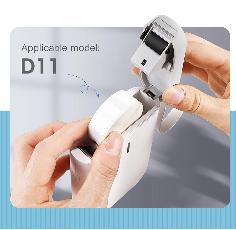 Niimbot Official Labels For D110 D11 Label Sticker Paper Thermal Adhesive White Waterproof Sticker Label Anti-Oil Label Papers