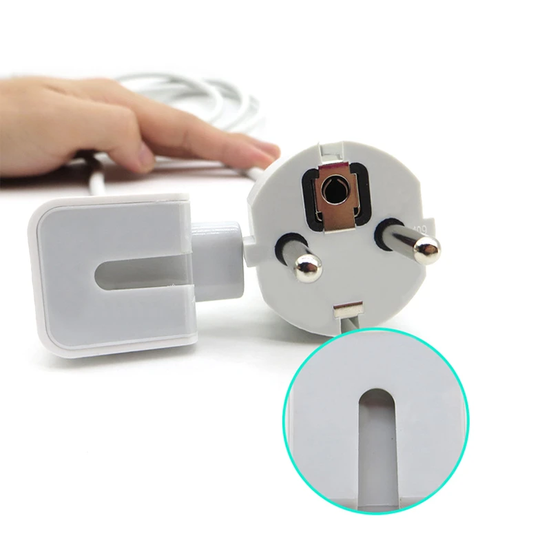 1.8m AC Power Adapter EU / US /AU /UK Plug Extension Cable Cord For Apple MacBook Pro Air iPad AC Wall Charger Adapter