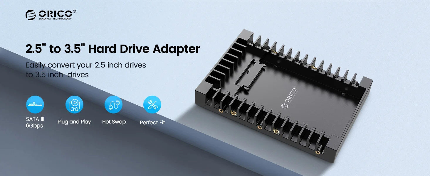ORICO Hard Drive Caddy Support SATA 3.0 Support HDD and SSD 2.5 In 7mm 9.5mm 12.5mm Computer Accessories