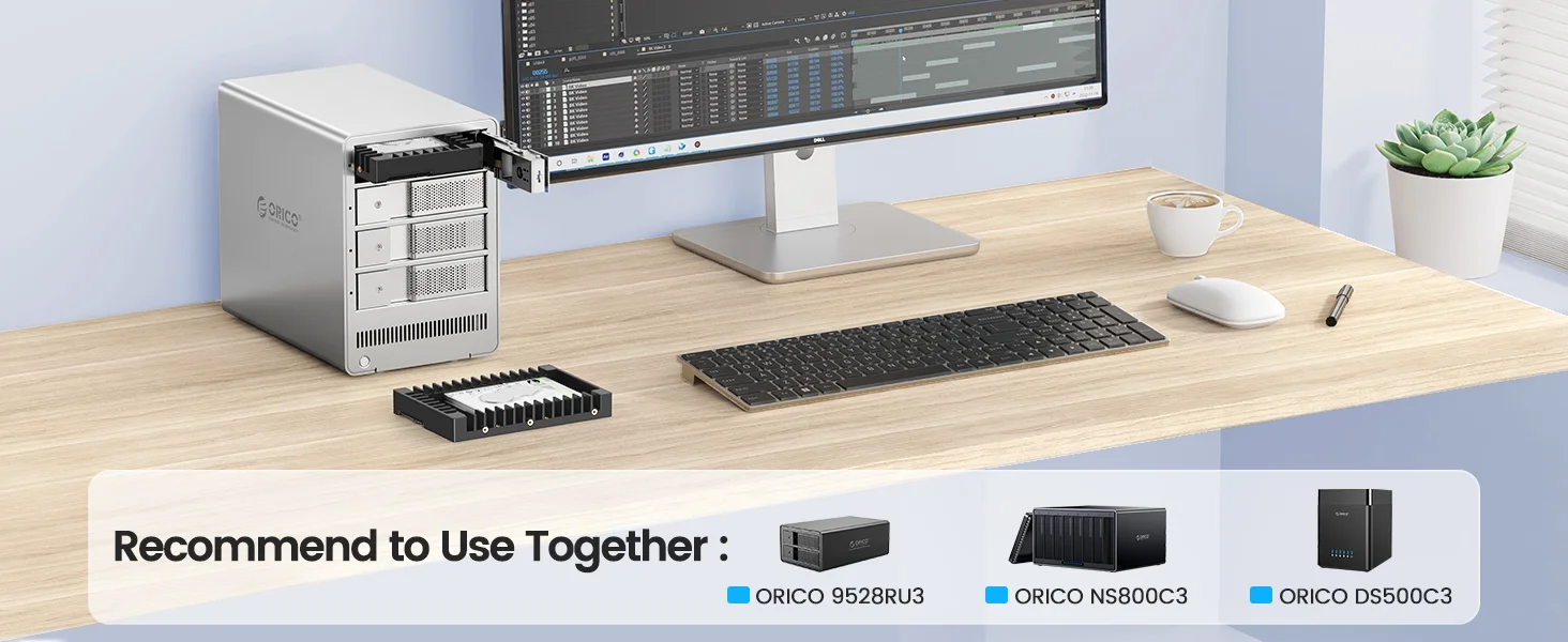 ORICO Hard Drive Caddy Support SATA 3.0 Support HDD and SSD 2.5 In 7mm 9.5mm 12.5mm Computer Accessories