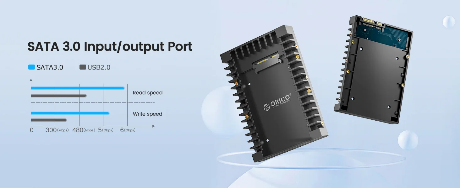 ORICO Hard Drive Caddy Support SATA 3.0 Support HDD and SSD 2.5 In 7mm 9.5mm 12.5mm Computer Accessories