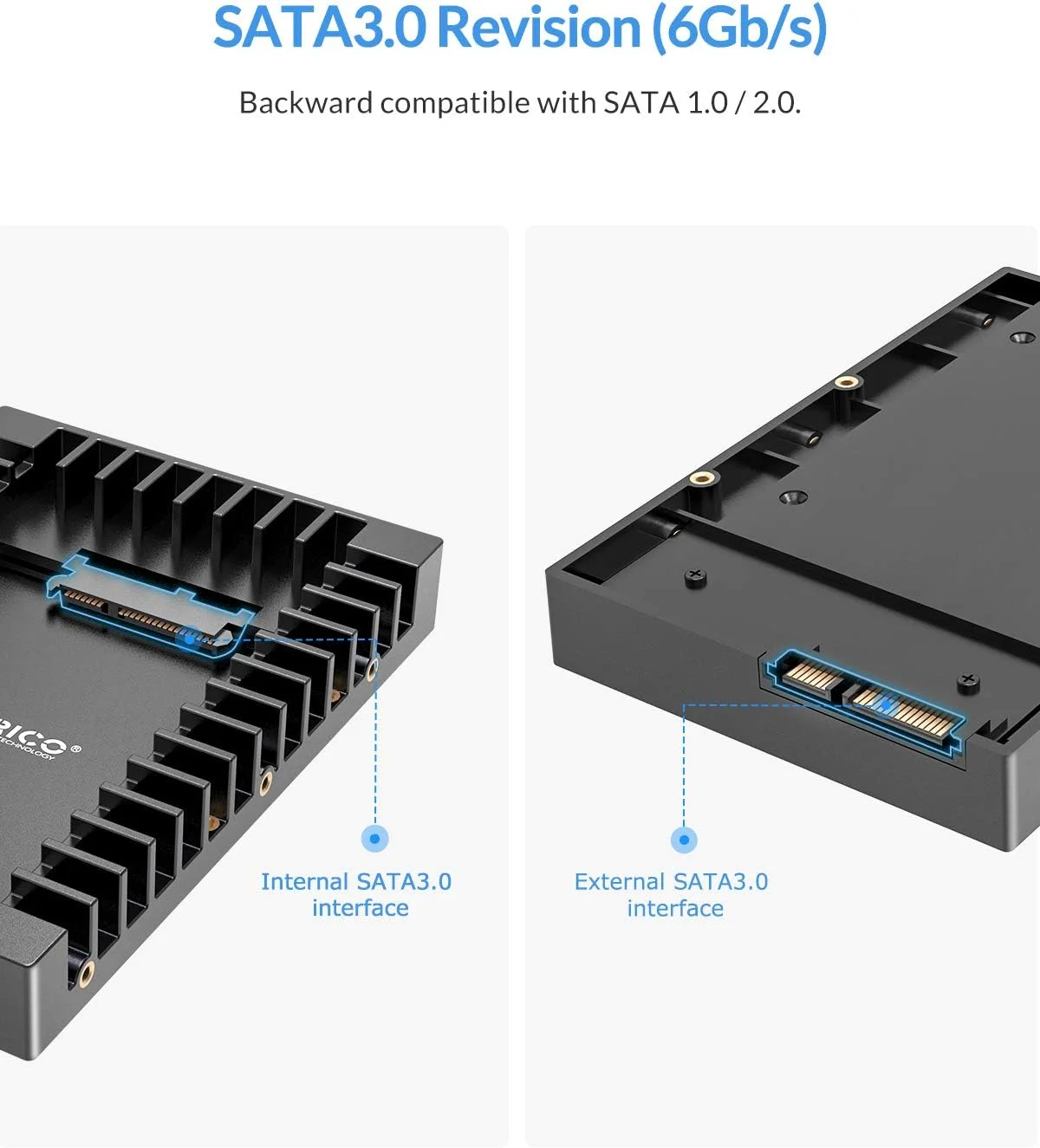 ORICO Hard Drive Caddy Support SATA 3.0 Support HDD and SSD 2.5 In 7mm 9.5mm 12.5mm Computer Accessories