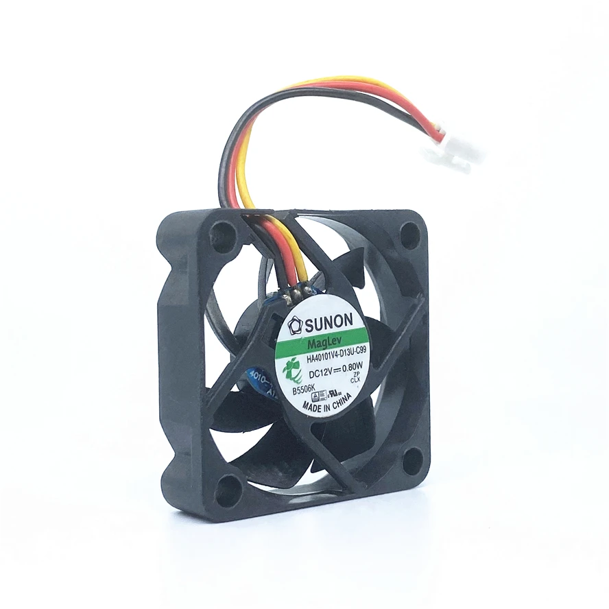 SUNON Maglev 4010 40mm 40x40x10mm Cooling Fan 4CM HA40101V4-0000-c99 DC12V 0.8W For 3D Printer North Bridge Chip Fan 3pin