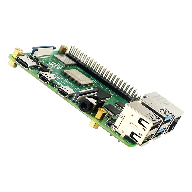 Raspberry Pi 4 Pure Copper Heatsink Metal Case Passive Cooling Shell 4mm Copper Enclosure for Raspberry Pi 4 Model B 4B