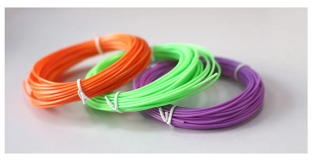 3D Print Plastic, 3-D Pens Filament Materials, 3D Printing Filament, Diameter 1.75mm PLA Line, 20 Non Repeating Colors, Random C