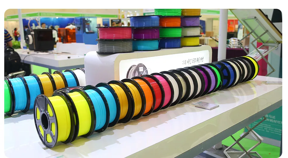 3D Print Plastic, 3-D Pens Filament Materials, 3D Printing Filament, Diameter 1.75mm PLA Line, 20 Non Repeating Colors, Random C