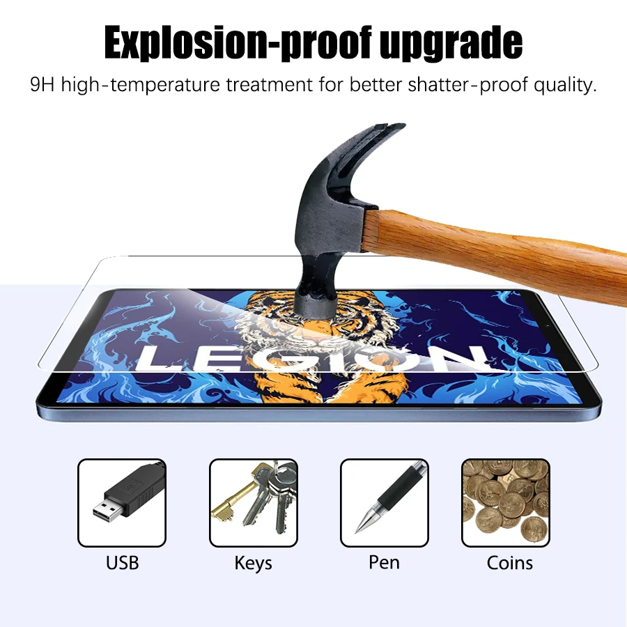 3PCS Tempered Glass Screen Protector for legion y700 2nd generation 8.8 inch 1st 2023 2022 TB-9707 TB-320 Tablet Film