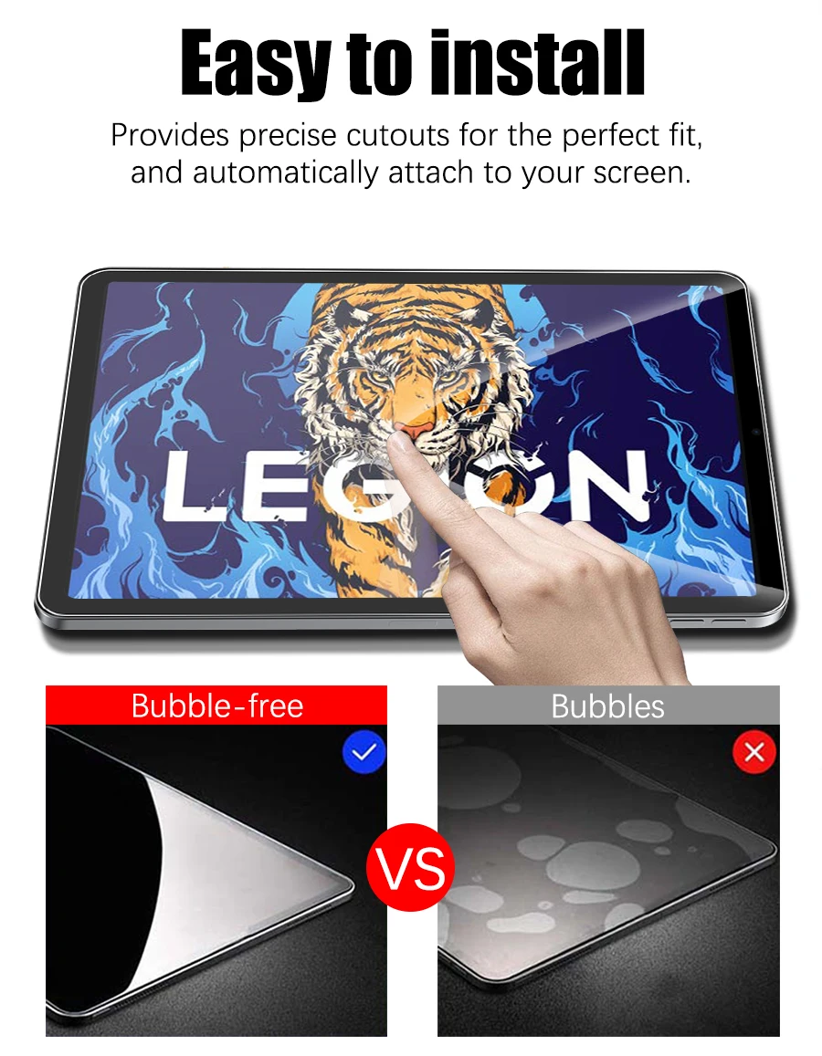 3PCS Tempered Glass Screen Protector for legion y700 2nd generation 8.8 inch 1st 2023 2022 TB-9707 TB-320 Tablet Film