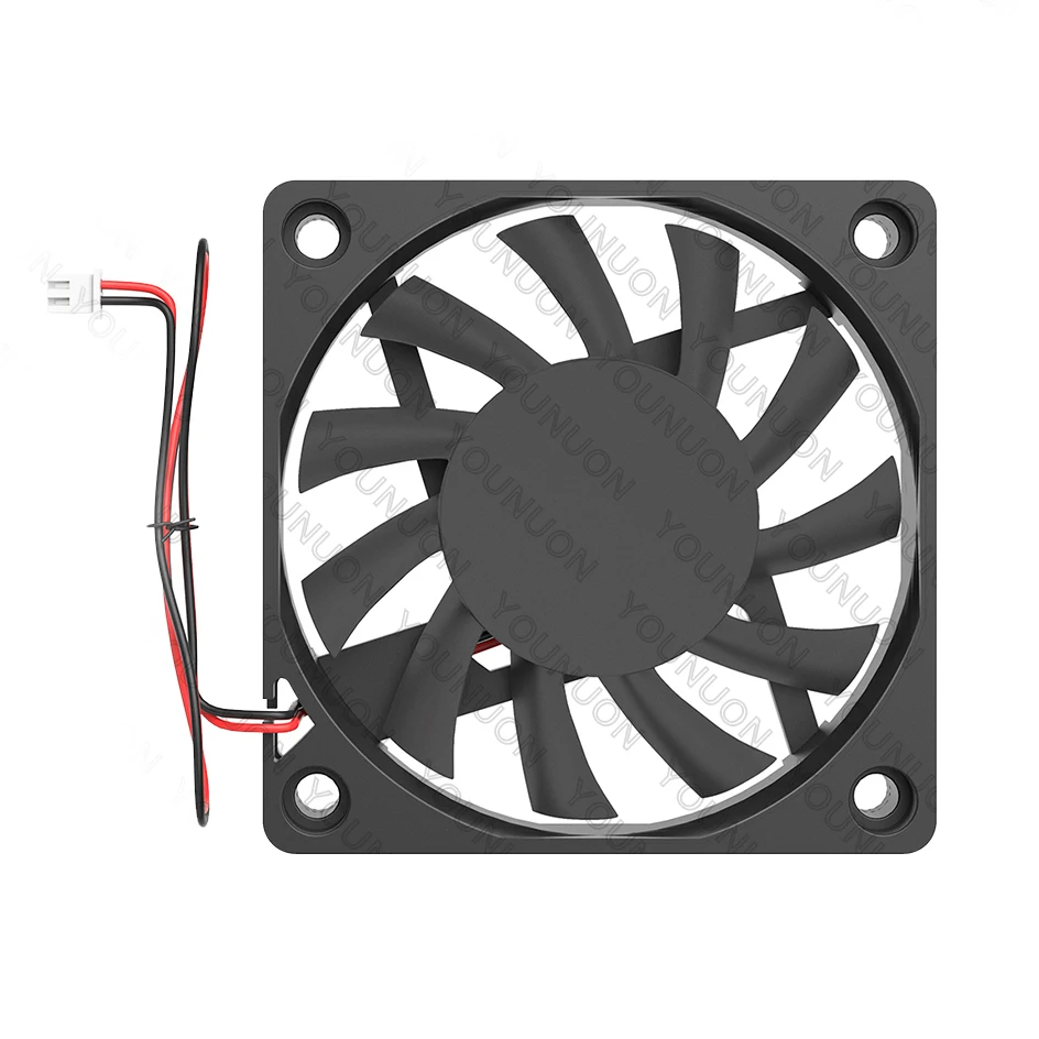 2PCS 60mm 5V 12V 24V Brushless USB 2PIN 3PIN DC Cooler Fan 60x60x10mm 6010 6cm For Computer PC CPU Case Cooling