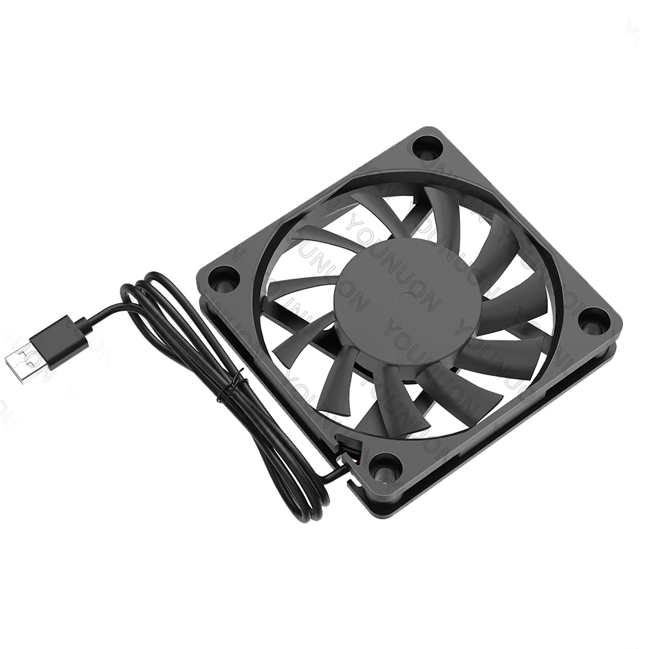 2PCS 60mm 5V 12V 24V Brushless USB 2PIN 3PIN DC Cooler Fan 60x60x10mm 6010 6cm For Computer PC CPU Case Cooling