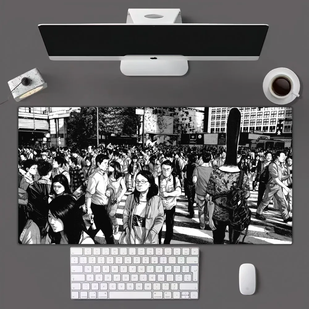 Goodnight punpun Manga Mousepad Mousepad Gamer Mouse Pad Size For Office Long Table Mat