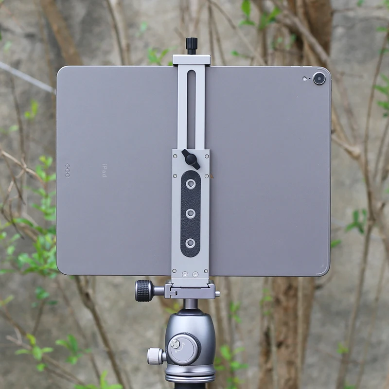 Universal Aluminum Alloy Tablet Phone Stand Holder Clip Tripod Adjustable Bracket for Mobile Phones Ipro Tablets Tablet Holder