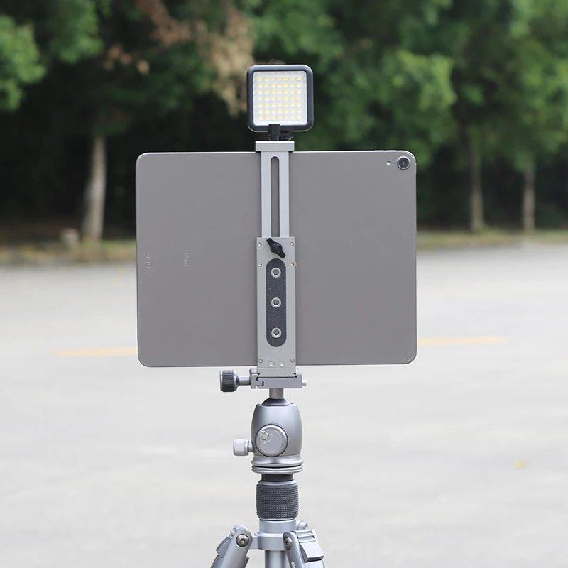 Universal Aluminum Alloy Tablet Phone Stand Holder Clip Tripod Adjustable Bracket for Mobile Phones Ipro Tablets Tablet Holder