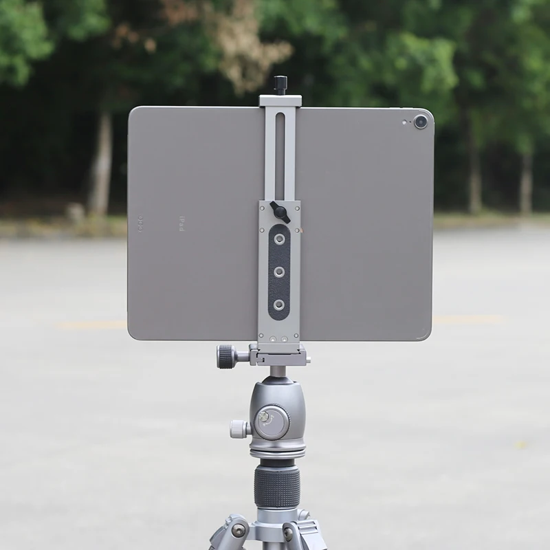 Universal Aluminum Alloy Tablet Phone Stand Holder Clip Tripod Adjustable Bracket for Mobile Phones Ipro Tablets Tablet Holder