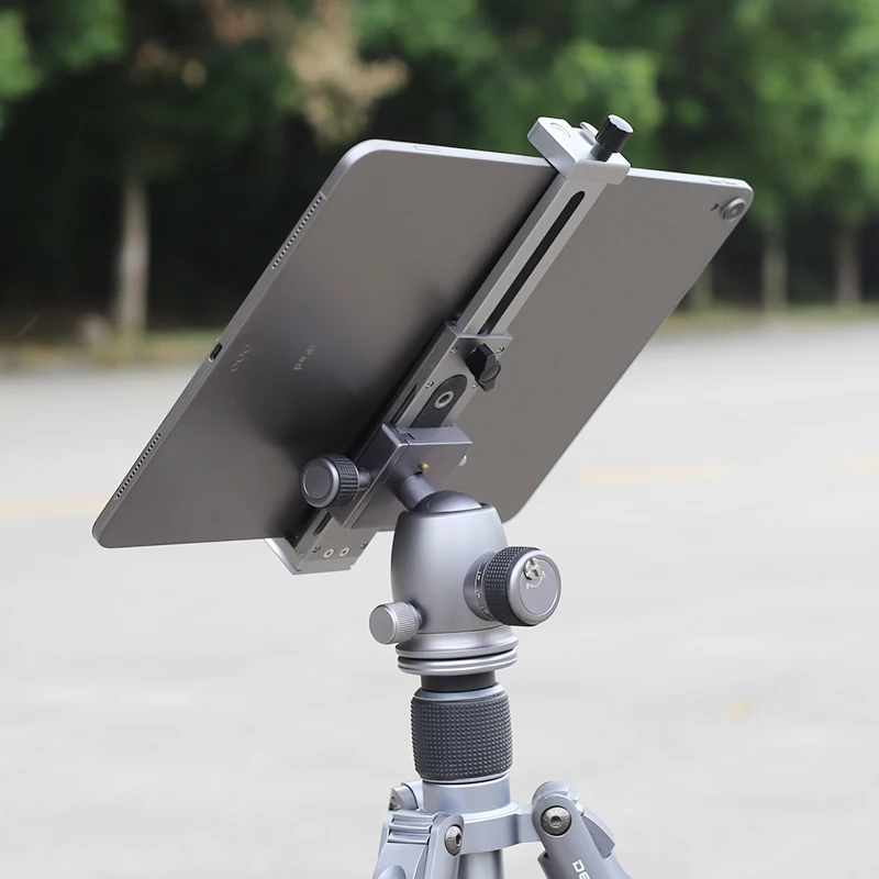 Universal Aluminum Alloy Tablet Phone Stand Holder Clip Tripod Adjustable Bracket for Mobile Phones Ipro Tablets Tablet Holder