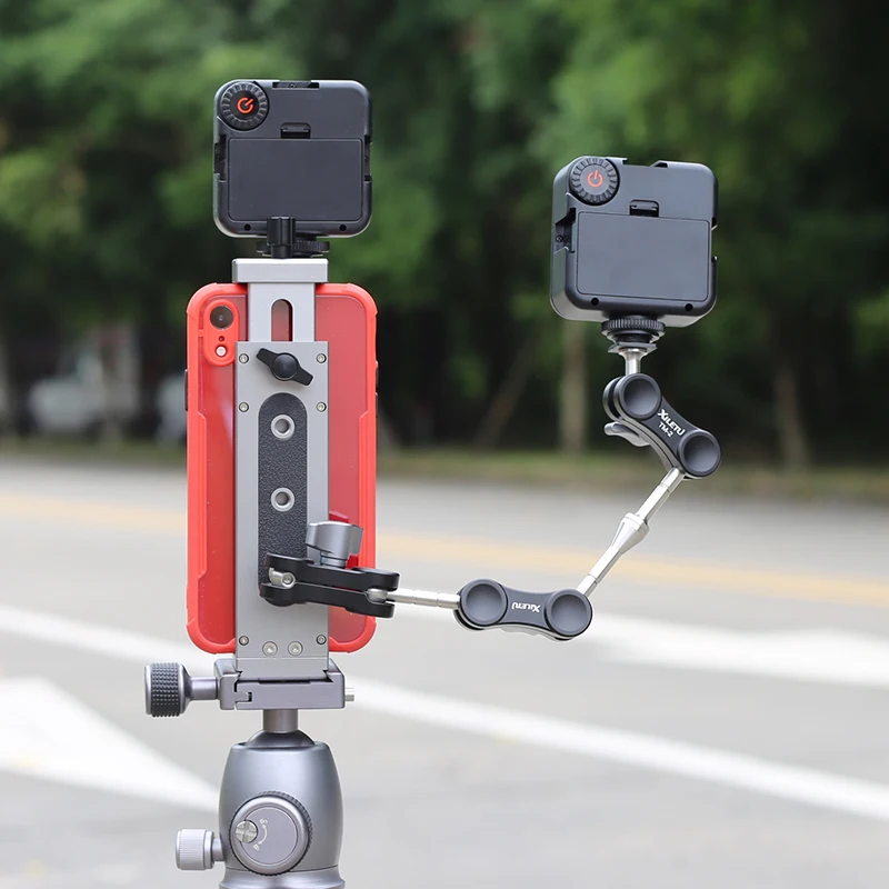 Universal Aluminum Alloy Tablet Phone Stand Holder Clip Tripod Adjustable Bracket for Mobile Phones Ipro Tablets Tablet Holder