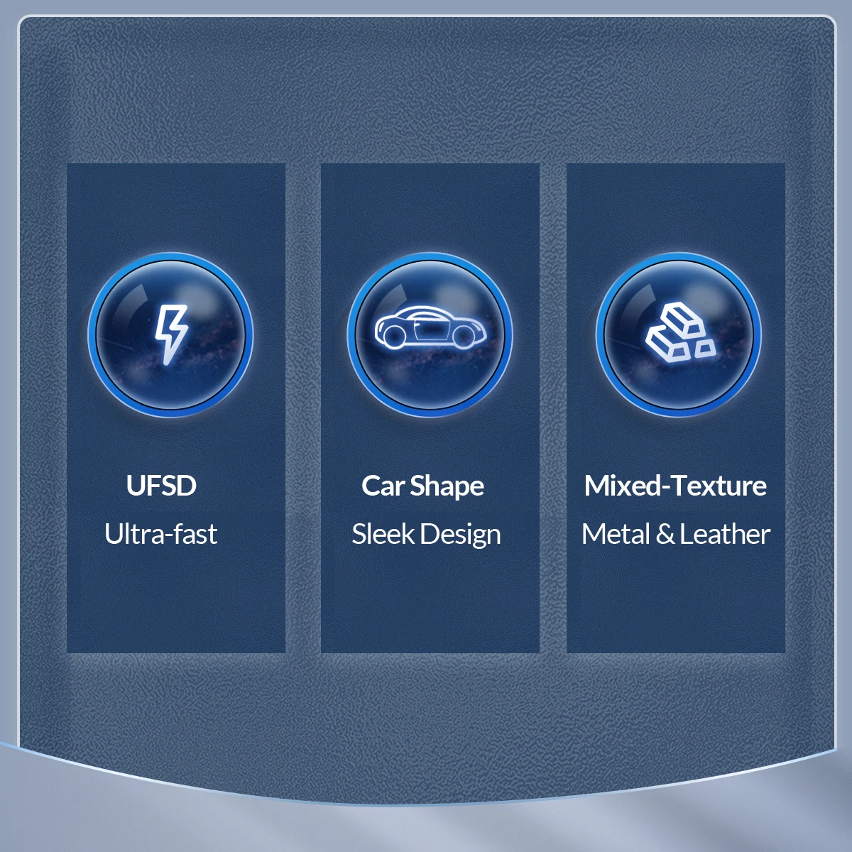 ORICO UFSD 411MB/S Pen Drive Metal Leather USB Flash Drive 512GB 256GB 128GB 64GB USB Stick Pendrives Car Shape Design