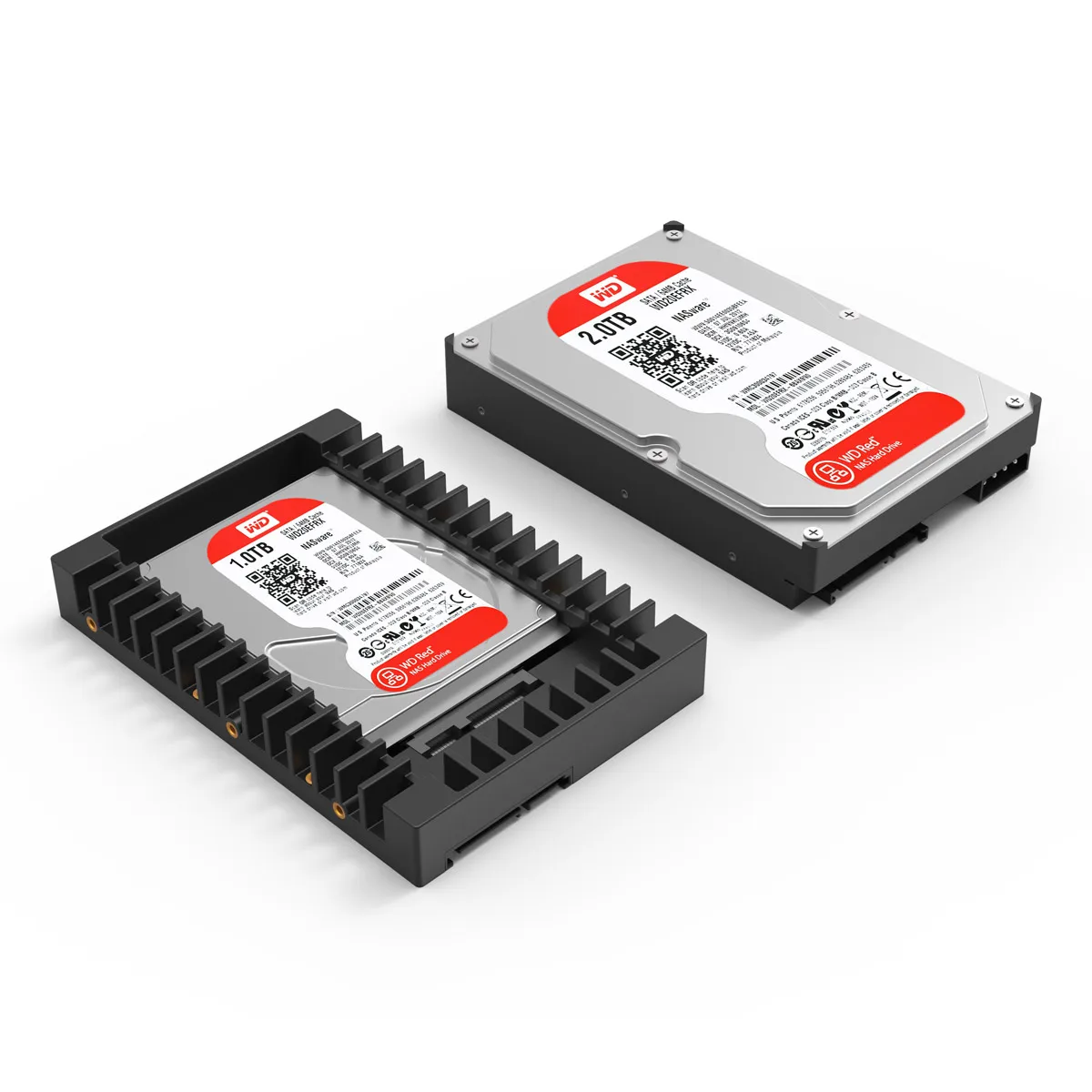 ORICO Hard Drive Caddy 2.5 to 3.5 inch Stainless Internal Hard Drive Mounting Bracket Adapter 3.5 inch SATA HDD Mobile Frame