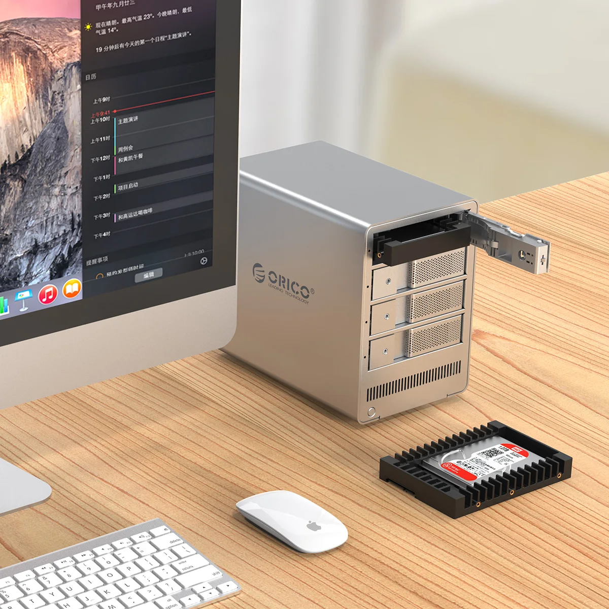 ORICO Hard Drive Caddy 2.5 to 3.5 inch Stainless Internal Hard Drive Mounting Bracket Adapter 3.5 inch SATA HDD Mobile Frame