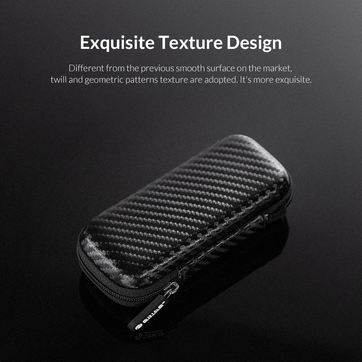 ORICO Eva Zipper Bag Mobile Phone Charger Protection Bag Hard Disk for External M.2 Hard Drive/Earphone/Data Line HDD Case Black