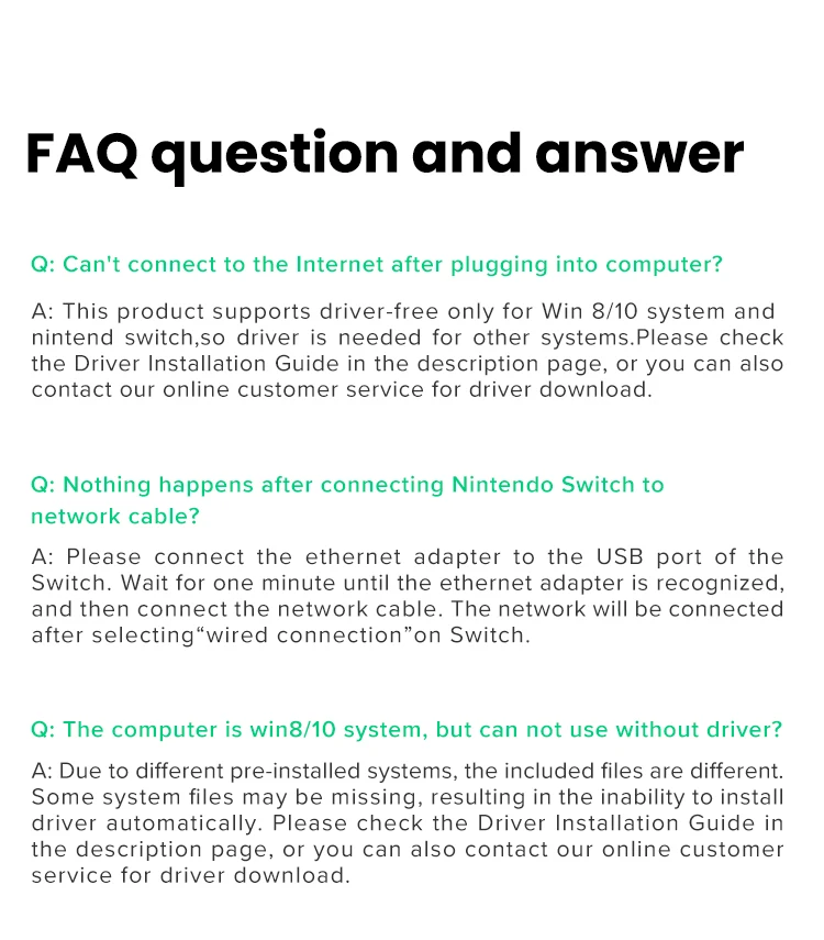 UGREEN USB Ethernet Adapter 1000/100Mbps USB3.0/2.0 to RJ45 Lan for Laptop PC Windows Xiaomi Mi Box Nintendo Switch Network Card