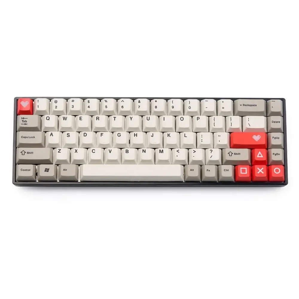 Cross Ring Square Triangle Direction Keycaps Set of Esc Enter WASD Arrow Key Caps for Mechanical Keyboard OEM Profile ABS