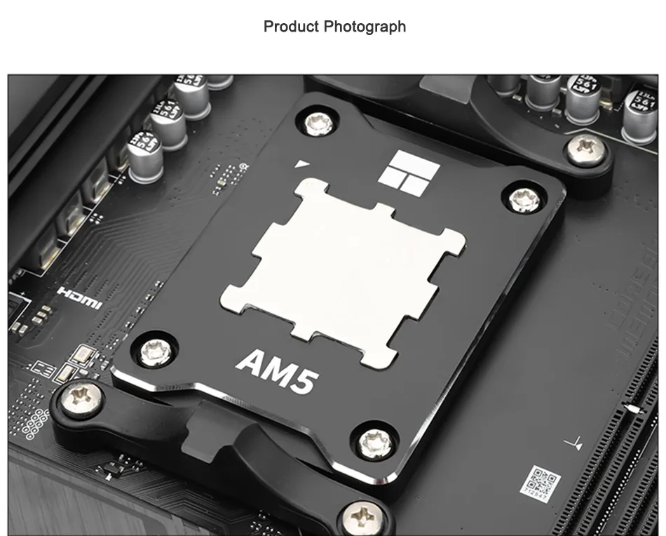 Thermalright ASF AMD AM5 Secure Frame Black/Red Computer CPU Bending Corrector Frame AM5 Anti Bending Support