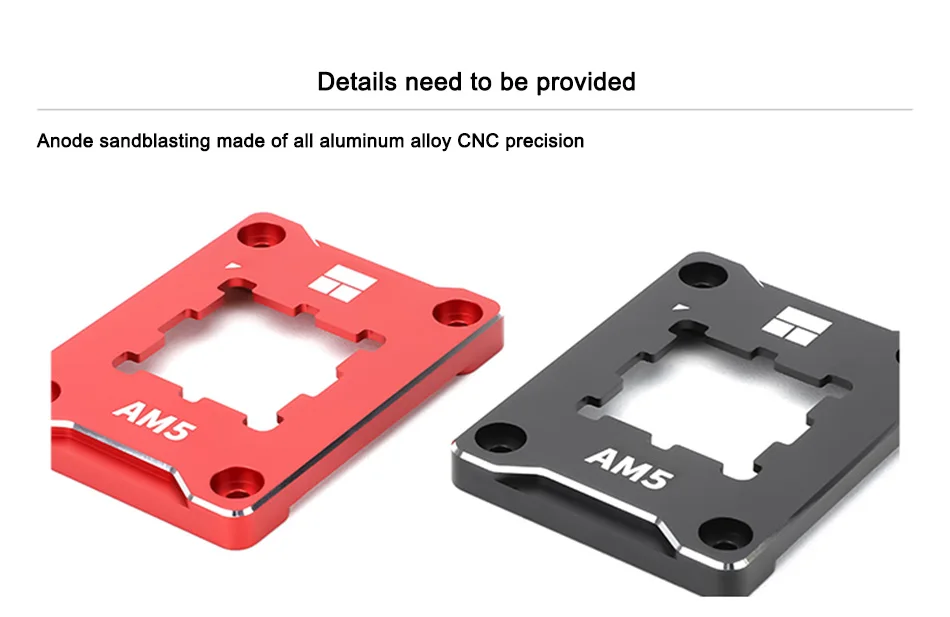 Thermalright ASF AMD AM5 Secure Frame Black/Red Computer CPU Bending Corrector Frame AM5 Anti Bending Support
