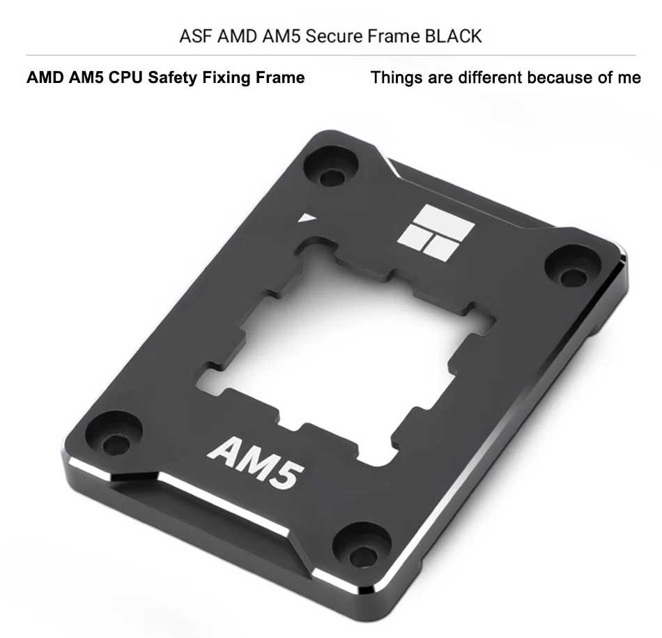 Thermalright ASF AMD AM5 Secure Frame Black/Red Computer CPU Bending Corrector Frame AM5 Anti Bending Support
