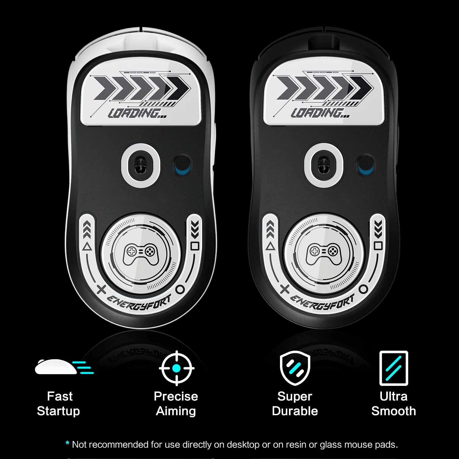 Mouse Feet Skates Ultra Strong Flawless Glass Super Fast Smooth Durable Sole for Logitech G Pro X Superlight 2 Gaming Mouse