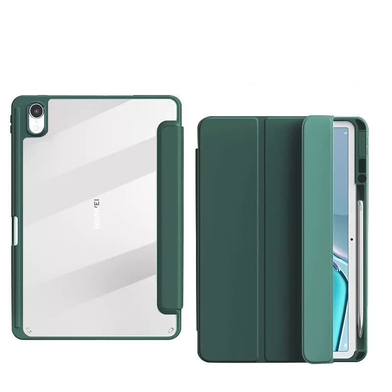 For Huawei Matepad 11 5 Case With Pen Holder PU Leather Acrylic Back Fold Smart Cover For Huawei Matepad 11.5 11.5S 11.5 S Case