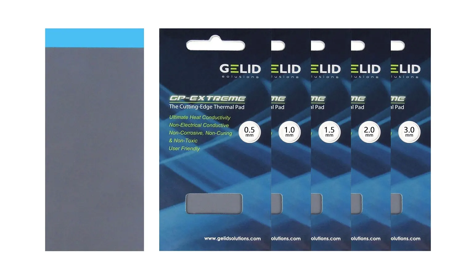 GELID GP-EXTREME Thermal Pad CPU/GPU Graphics Card Motherboard high-performance Pad Heat Dissipation Silicone Pad Multi-Size 12W