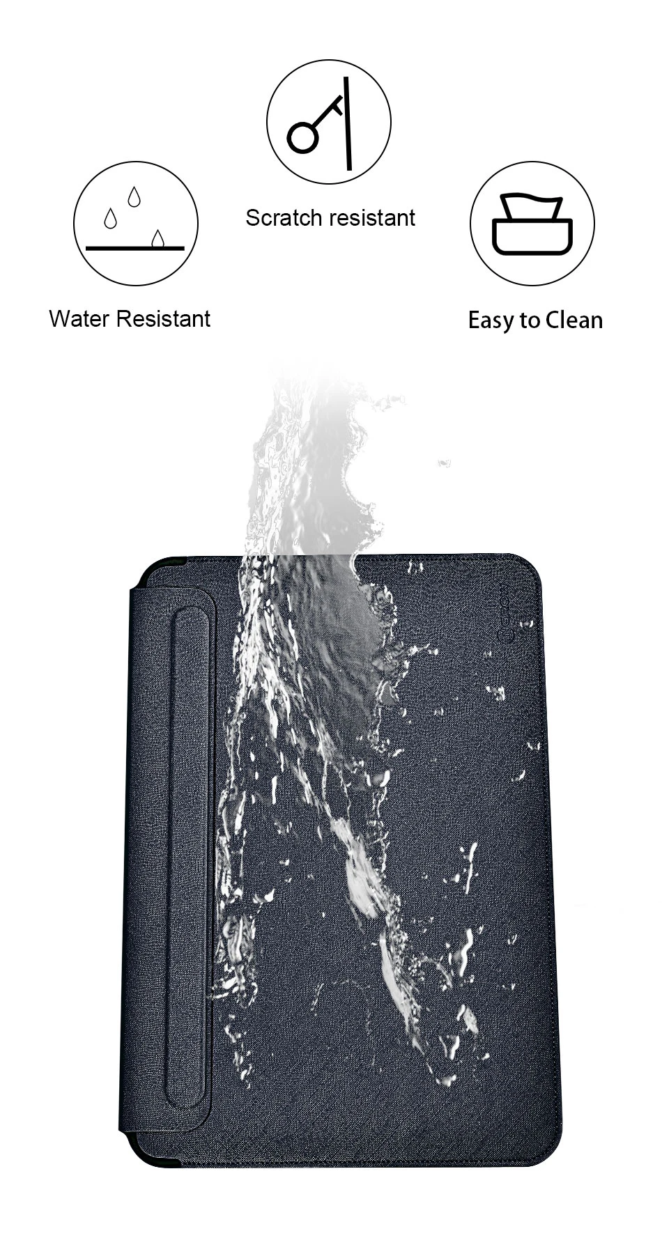 Cingrow Laptop Sleeve for MacBook Air 15.3 2026 Waterproof Laptop Bag for MacBook Air 13 Pro 14 Ultra-thin Notebook Bag 15.6