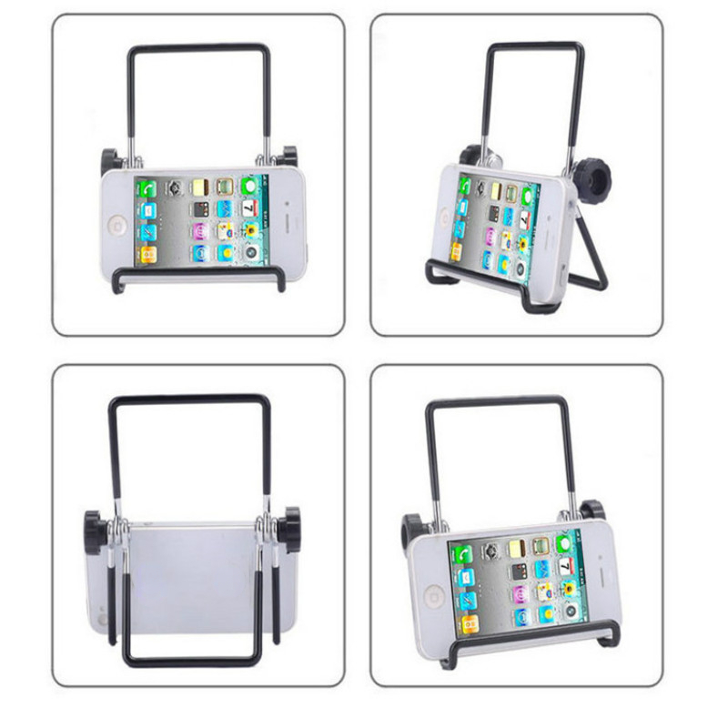Universal Metal Tablet Holder for IPad Samsung Holder Tablet Stand Mount Foldable Desk Flexible Phone Stand for IPhone Xiaomi