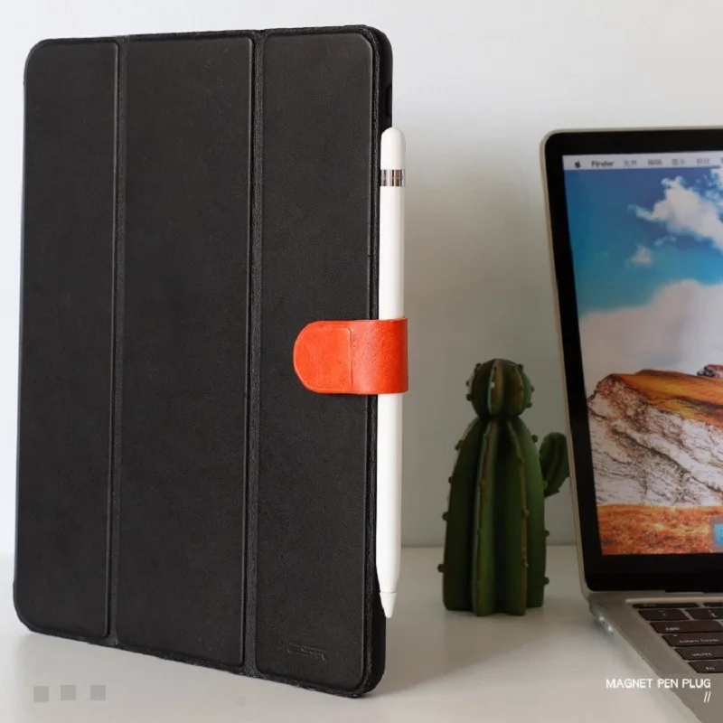 Magnetic Portable Case for Apple Pencil Xiaomi Huawei Surface Pro Samsung S-Pen HP Touch Pen Cover Adhesive Tablet Pouch Sleeve