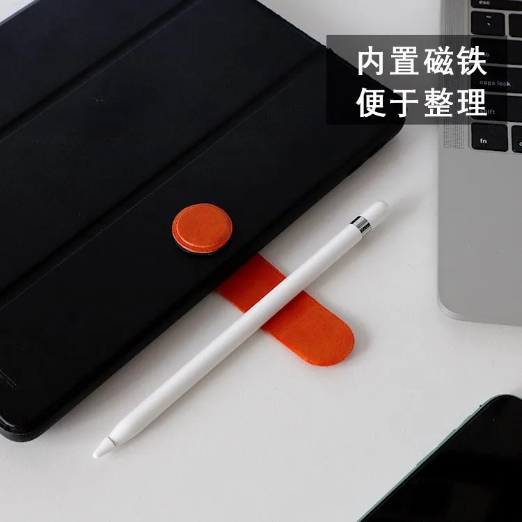 Magnetic Portable Case for Apple Pencil Xiaomi Huawei Surface Pro Samsung S-Pen HP Touch Pen Cover Adhesive Tablet Pouch Sleeve