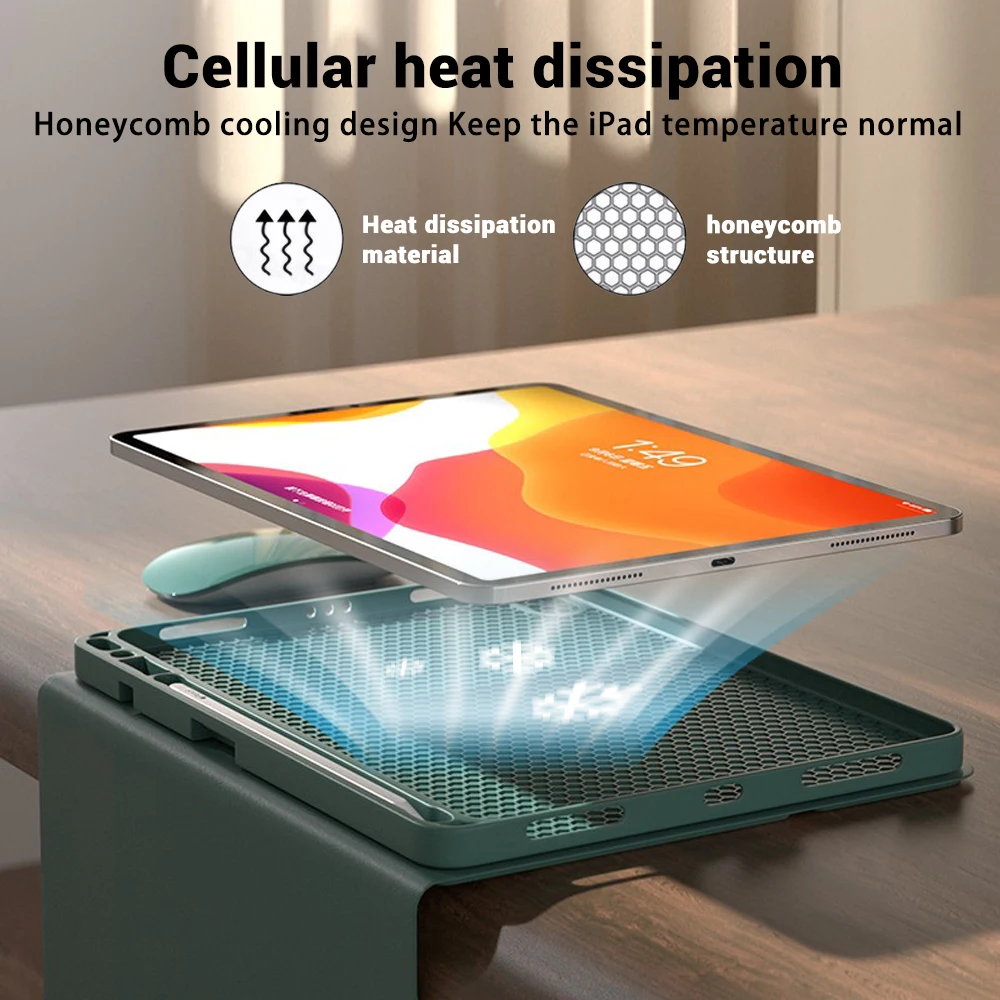 Backlight iPad magic keyboard For iPad Pro 11 2021 2020 Mini 5 6 10.2 9/8/7th 2018 2017 5 6th Pro 11 12.9 10.5 9.7 Air 3 2 Case