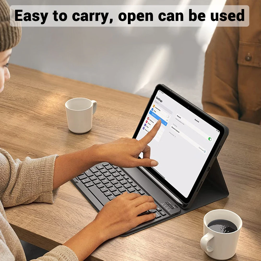 Backlight iPad magic keyboard For iPad Pro 11 2021 2020 Mini 5 6 10.2 9/8/7th 2018 2017 5 6th Pro 11 12.9 10.5 9.7 Air 3 2 Case