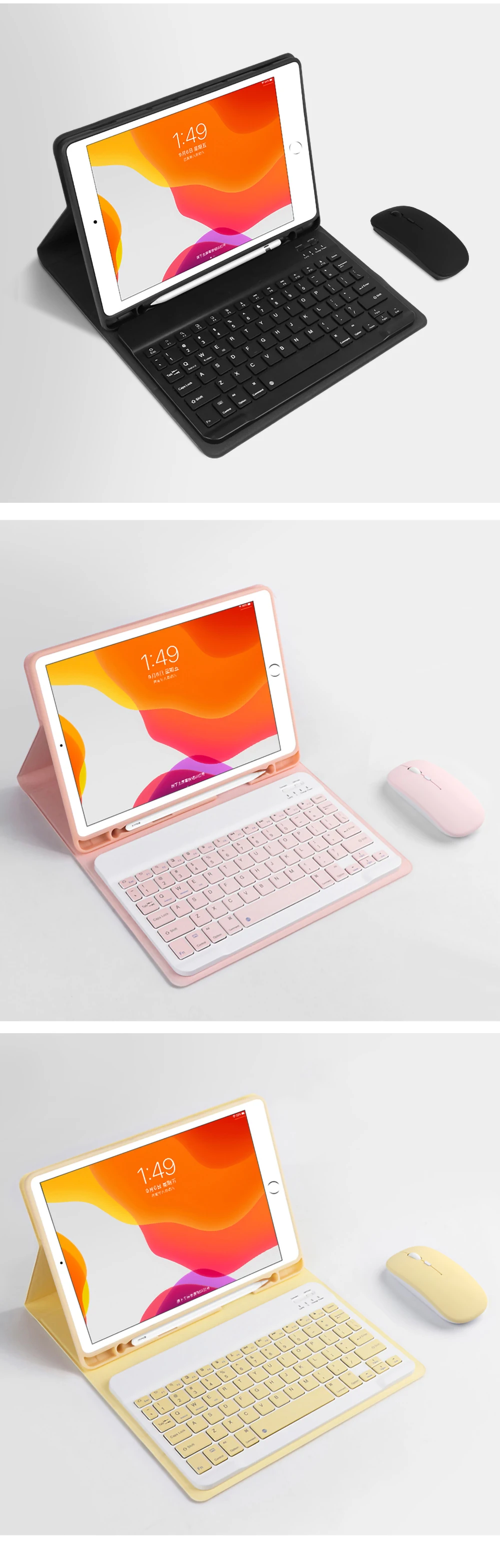 Backlight iPad magic keyboard For iPad Pro 11 2021 2020 Mini 5 6 10.2 9/8/7th 2018 2017 5 6th Pro 11 12.9 10.5 9.7 Air 3 2 Case