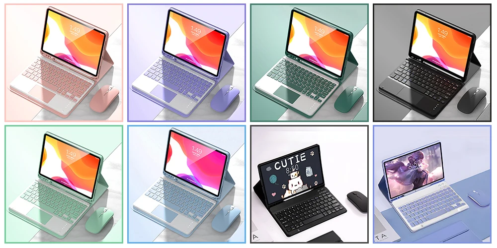Backlight iPad magic keyboard For iPad Pro 11 2021 2020 Mini 5 6 10.2 9/8/7th 2018 2017 5 6th Pro 11 12.9 10.5 9.7 Air 3 2 Case
